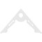Ekena Millwork Pitch Cena Architectural Grade PVC Gable Pediment, 48"W x 28"H x 1"P (14/12) GPP048X028X100CEN - alternate 5